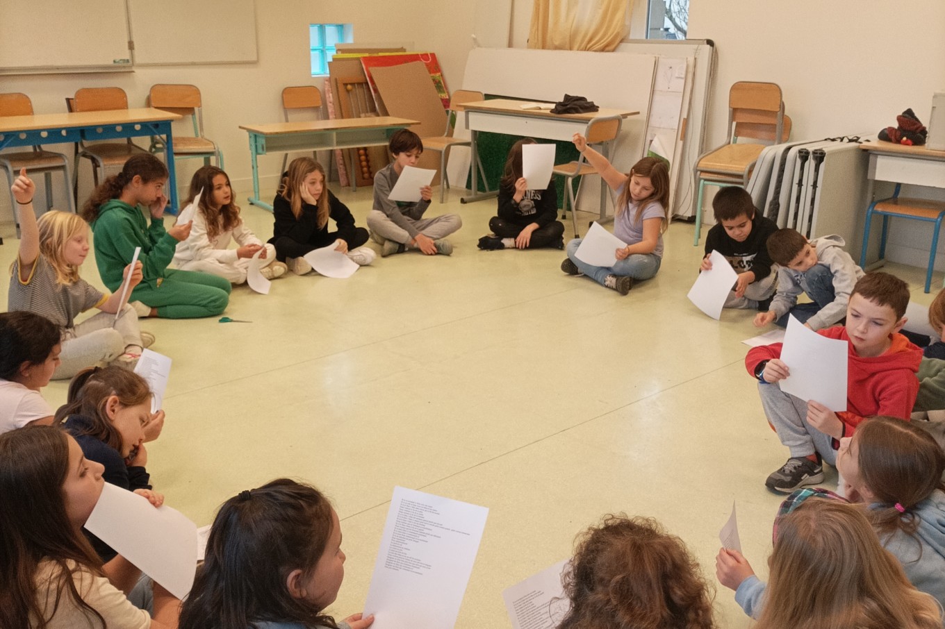 Atelier théâtre avec Le Printemps du machiniste